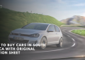 How to Buy Cars in South Africa With Original Auction Sheet