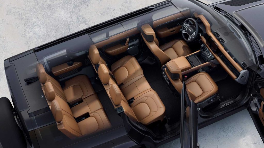 Land Rover Defender New Seating Space