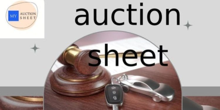 What Is the Auction Sheet Report Why Car Buyers Need It