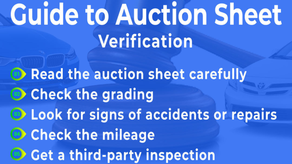 How Auction Sheet Report Mention Vehicle Condition
